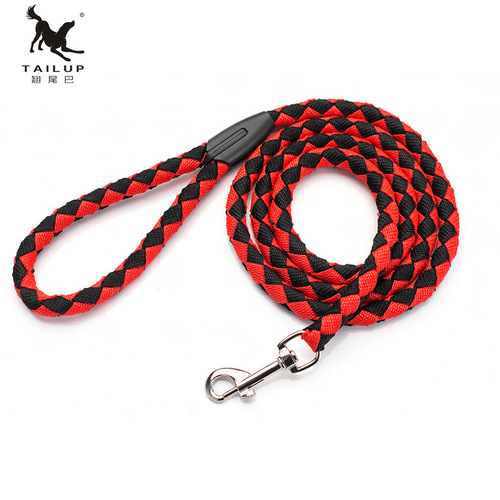 Pet supplies nylon braided dog leash easy to control non-retractable cross-border AliExpress foreign trade