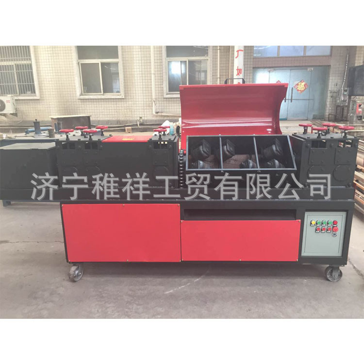 厂家生产钢筋除锈调直喷漆一体机 离心式钢管调直除锈喷漆一体机