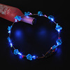 Ten Lights Shit Flash Glowing Flower Ring Head Hoe LED Light Night Market Wholesale Dilem of Heating Selling Selling Toy Children