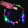 Ten Lights Shit Flash Glowing Flower Ring Head Hoe LED Light Night Market Wholesale Dilem of Heating Selling Selling Toy Children