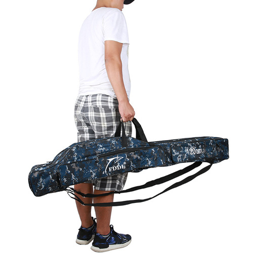 FDDL soft bag, foldable soft fishing bag, fishing bag, green camouflage belly bag, sea rod fishing rod bag, fish bag, fishing gear bag