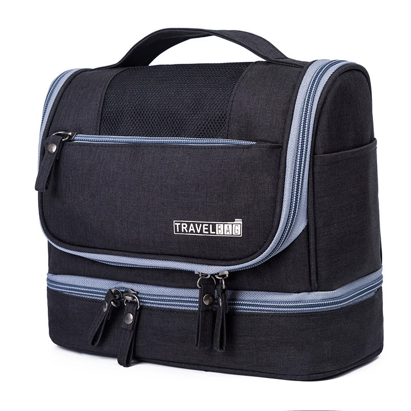 Travel Bag (Organizer) — Wet/Dry Separation Cosmetic Bag, Spacious, Shoulder Handle, 24.5×16×7 cm
