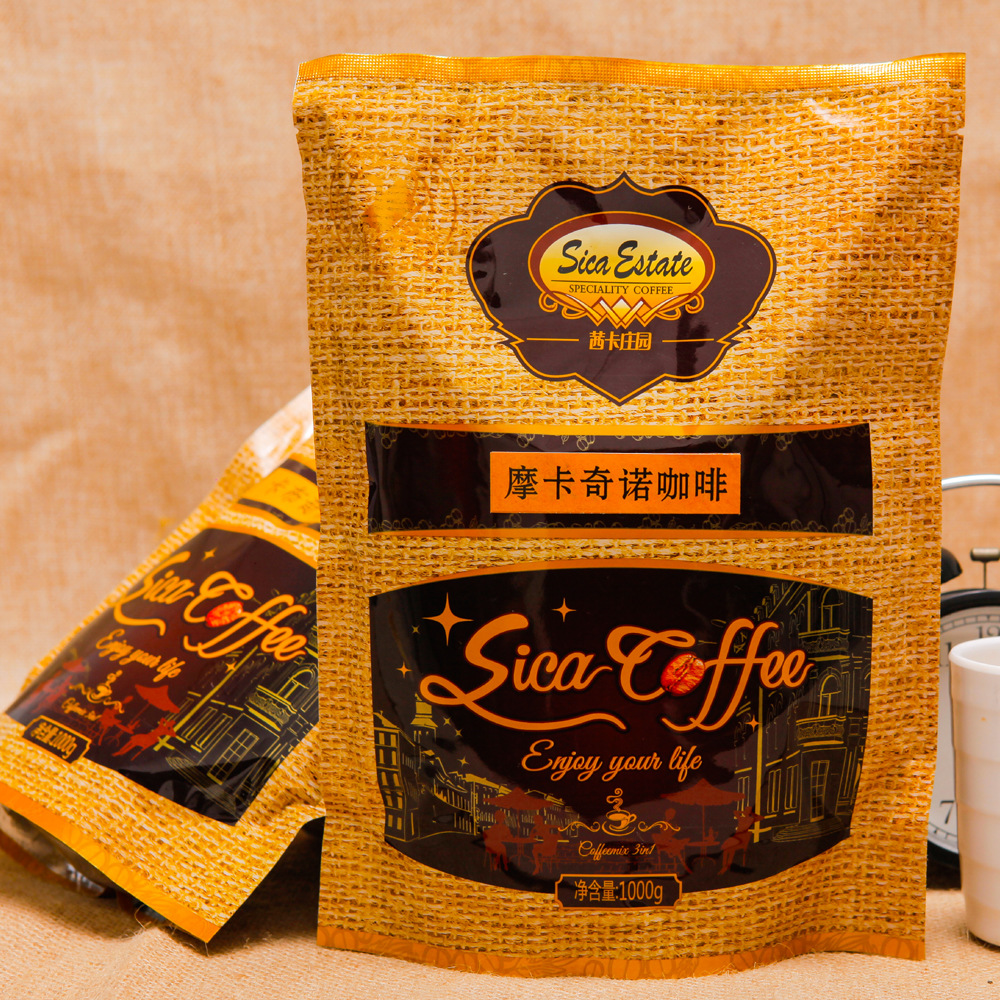 茜卡庄园 速溶系列 摩卡奇诺 炭火烘焙含糖三合一速溶咖啡