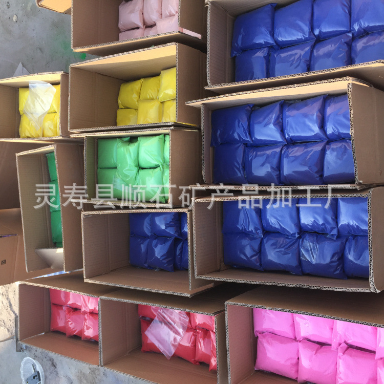 厂家供应 儿童沙画沙漏沙瓶画用 染色彩砂 瓶装彩砂