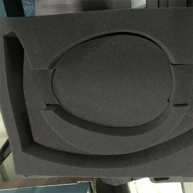 定 制双面背胶植绒海绵内衬三层包装贴合泡棉内托普密