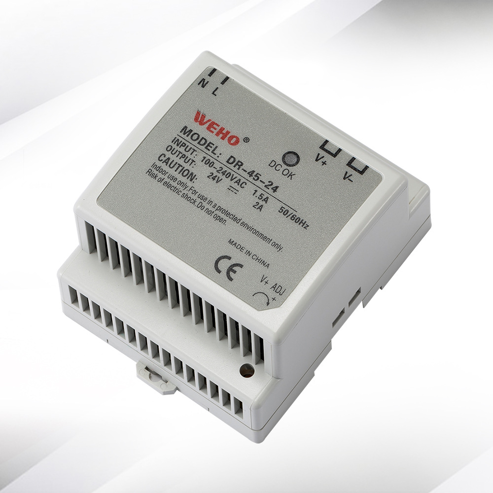 DR-45-24����ʽ���ص�ԴCEŷ����֤DC24V2A�����Դ45W���ص�Դ