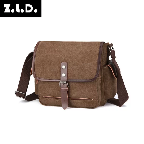 Mu Gu canvas bag Korean fashion casual bag shoulder messenger bag unisex bag factory wholesale