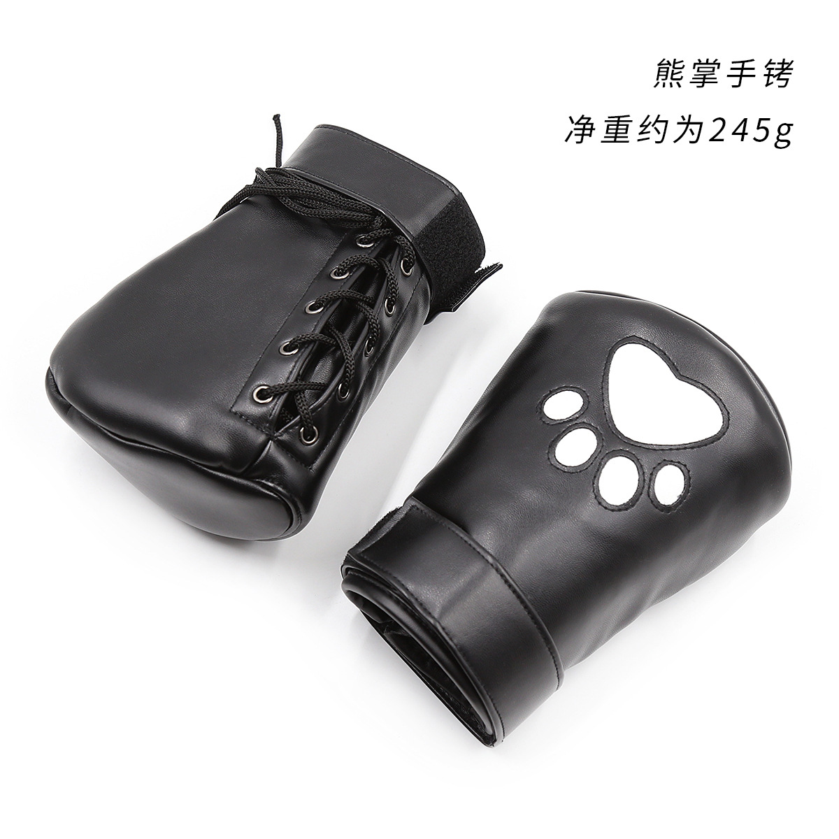 Suministrados directamente por el fabricante, productos eróticos SM, guantes con forma de pata de perro con diseño de flor de ciruelo, accesorios para disfraces de CD, guantes con forma de pata de oso, juguetes alternativos.