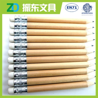 厂家定各种迷你铅笔，高尔夫铅笔，指定颜色，logo印刷短铅笔