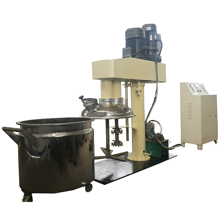 山东科达厂家供应瓷砖美缝剂加工设备真空升降搅拌罐真磁胶设备