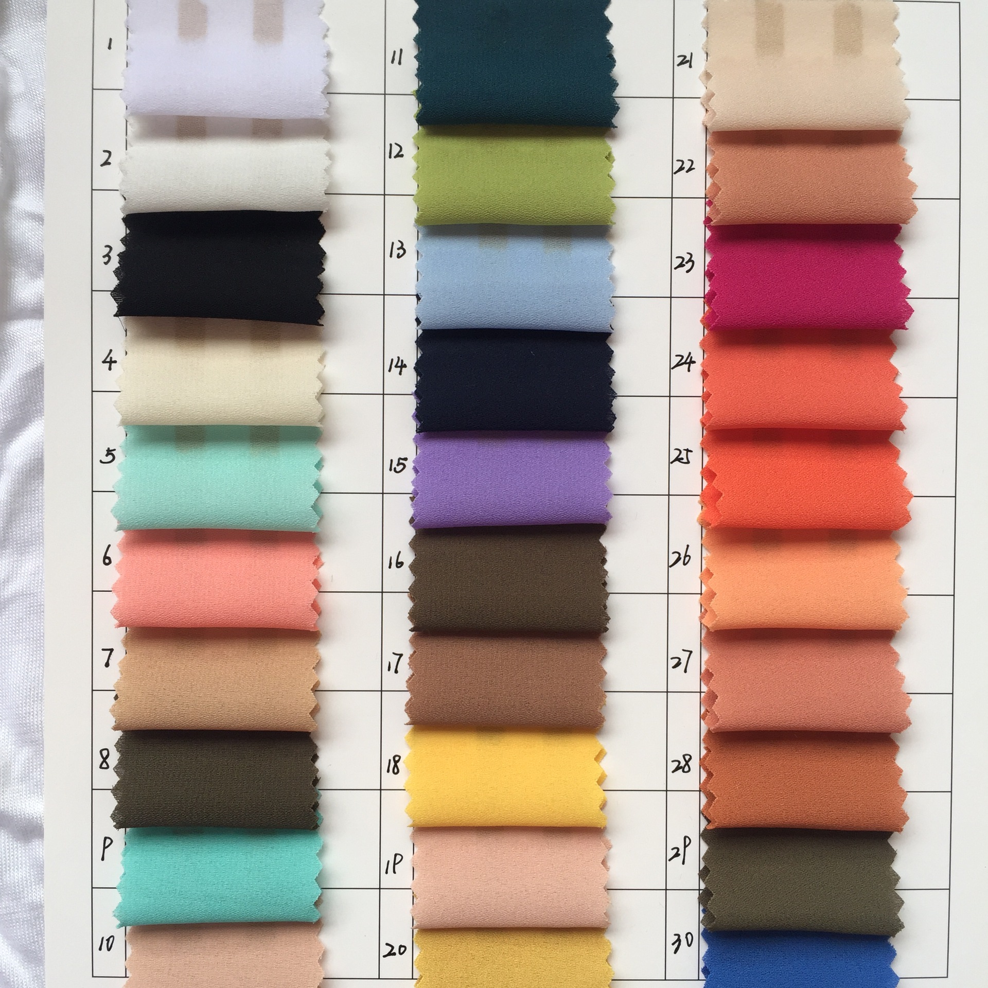 现货全涤雪纺面料高密韩国麻无弹 高捻乱麻 75D乱麻米兰麻佳丽纱