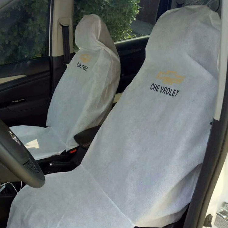 Защитный нетканый чехол для автомобильного сиденья, одноразовый чехол для сиденья, косметический ремонт, нетканый чехол для сиденья оптом