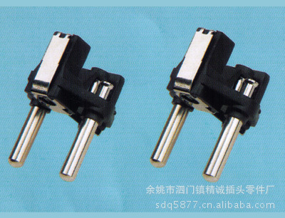 供应 JC-A-003-2电源线插头支架,斜口法国头支架,空心法国头