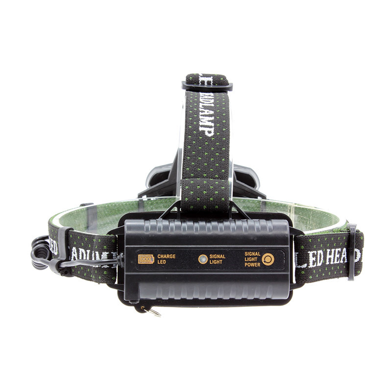 Luz fuerte transfronteriza faro recargable noche pesca luz fuerte faro luz láser lámpara de equipo de ventilador militar faro táctico