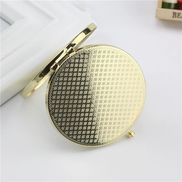 Factory production silver cosmetic solid mirror base handmade diy cosmetic mirror embryo aluminum sheet accessories customized gifts