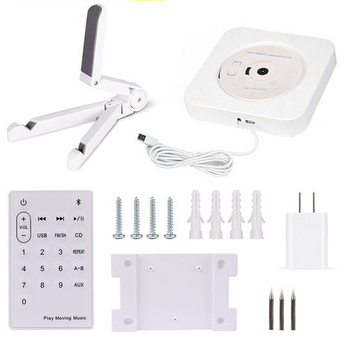 Creative CD player wall-mounted CD player home-use repeat CD player fetal education early education English Bluetooth CD player 