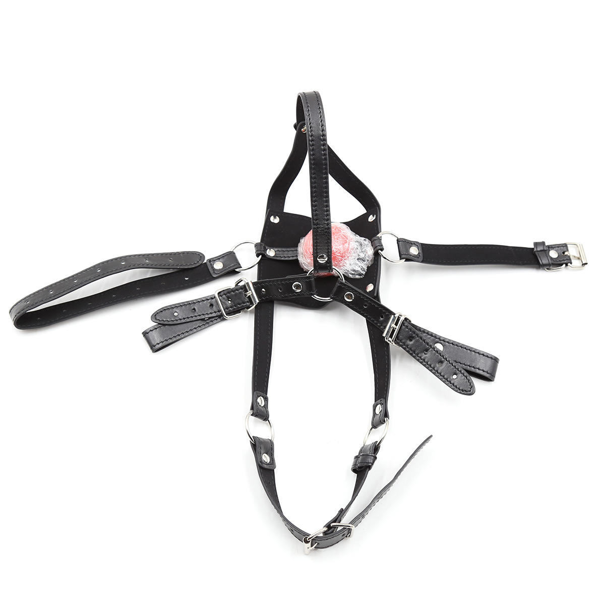 Venta al por mayor juguetes sexuales caballo en forma de burro mascarilla boca enchufe boca bola pareja coqueteo juguetes sexuales alternativos image 10