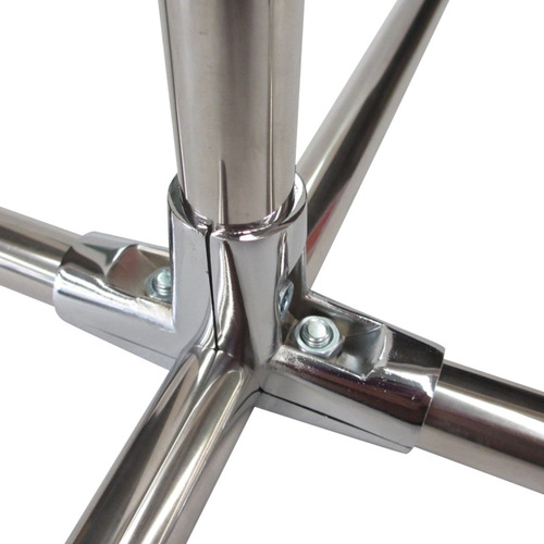 25 round pipe connector shelf stainless steel pipe joint clothes drying rack accessories basin rack tube aluminum alloy two-in-one pipe clamp