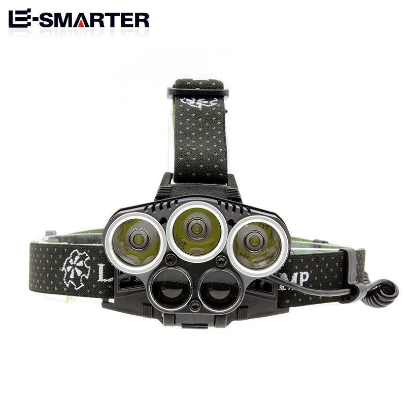 Luz fuerte transfronteriza faro recargable noche pesca luz fuerte faro luz láser lámpara de equipo de ventilador militar faro táctico