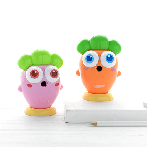 New Tenggao hand-operated automatic pen-feeding pencil sharpener for primary school students cute cartoon pencil sharpener student stationery