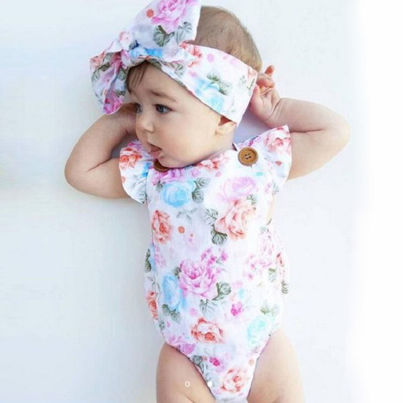 A generation of summer baby jumpsuit full moon Hundred Days female baby bag fart clothes climbing flower headdress A generation of summer baby jumpsuit full moon Hundred Days female baby bag fart clothes climbing flower headdress