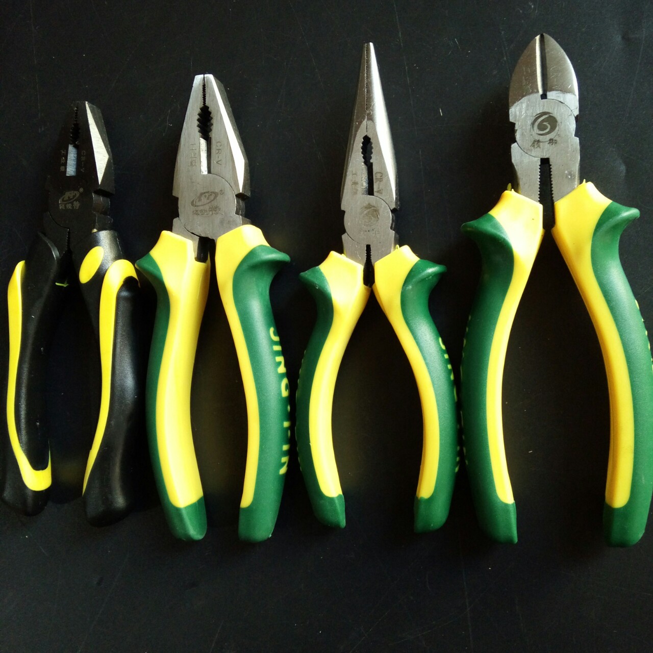 批发领御6寸钢丝钳手钳子6寸尖嘴/斜嘴钳平口老虎钳钢丝钳子