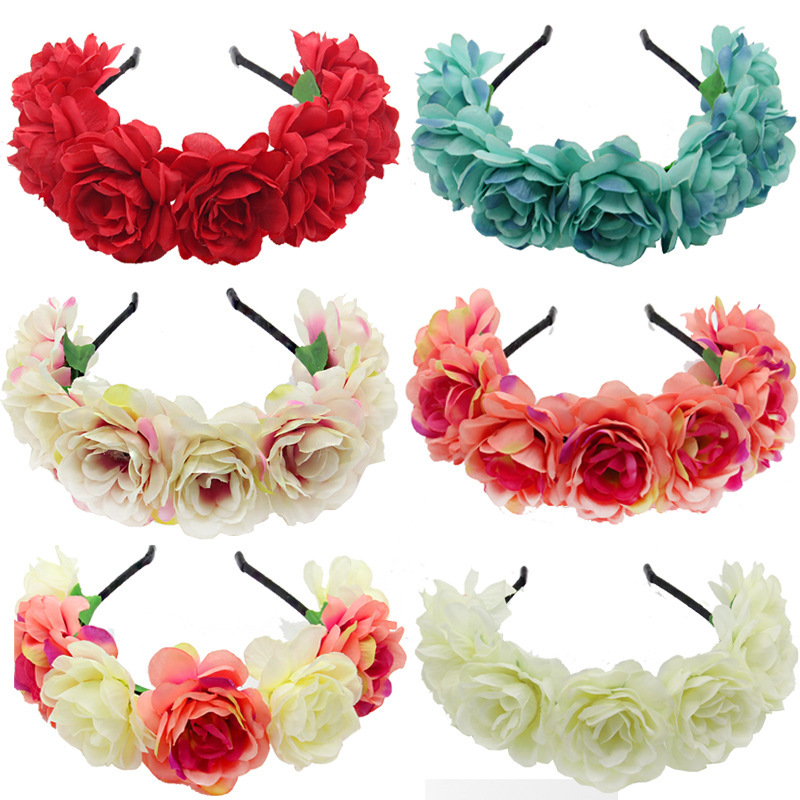 Korean Style Bride with Xiaomei Headband, Creative Ladies Hairband, Headwear, Beach Headband, Headband, Export Manufacturer Wholesale
