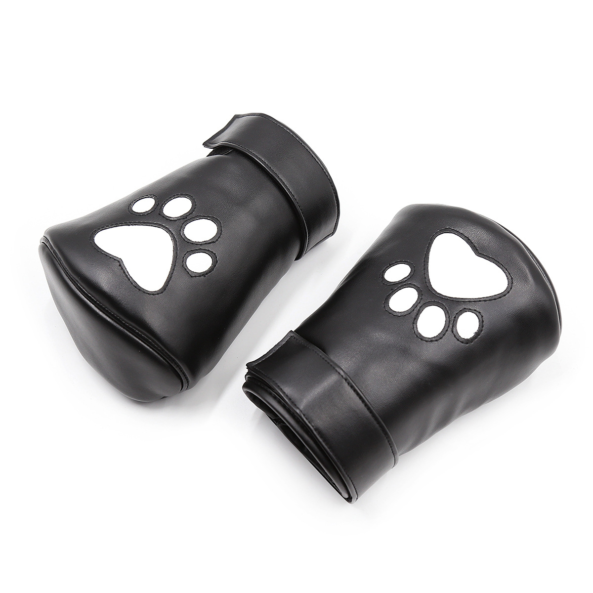 Suministrados directamente por el fabricante, productos eróticos SM, guantes con forma de pata de perro con diseño de flor de ciruelo, accesorios para disfraces de CD, guantes con forma de pata de oso, juguetes alternativos.