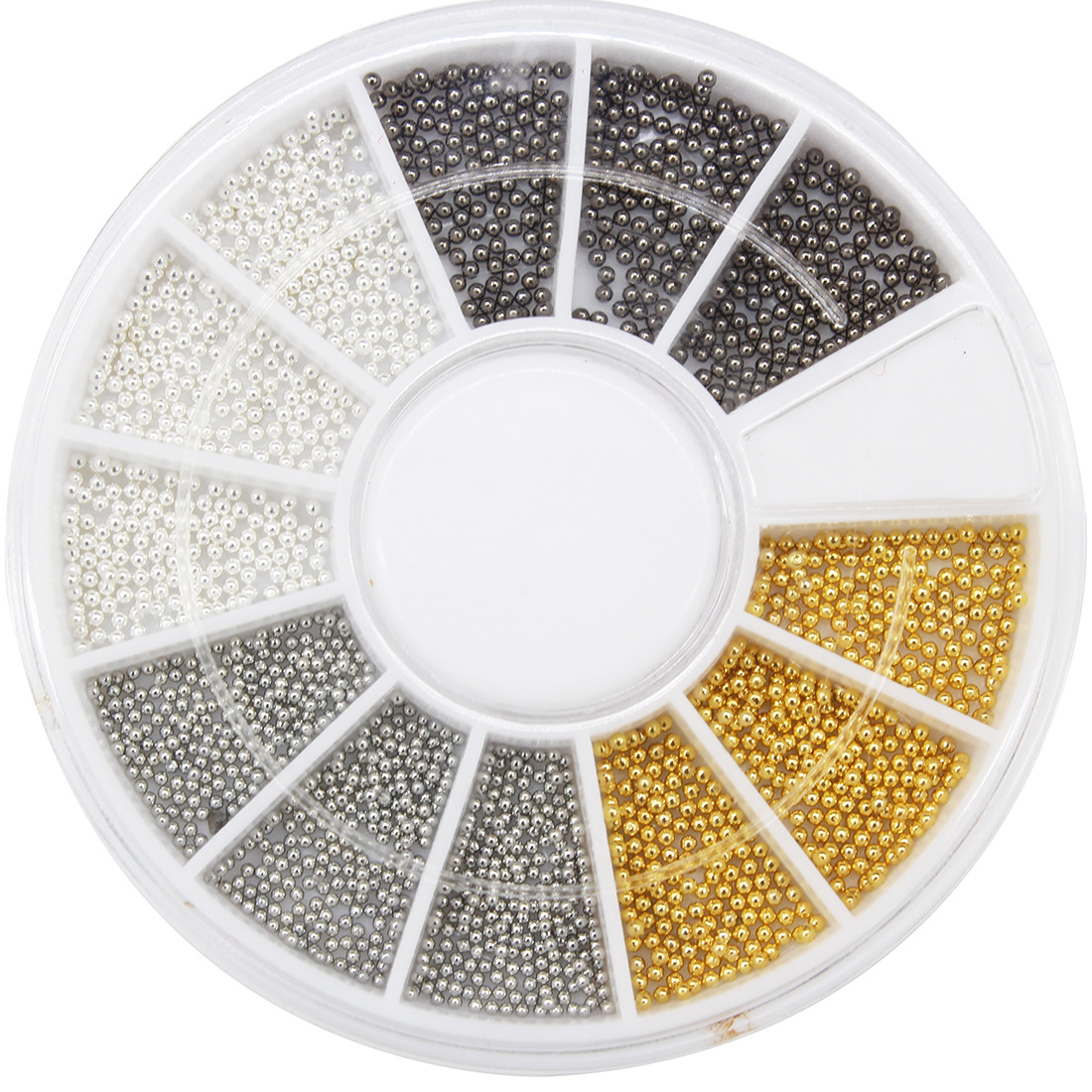 small golden nail decoration