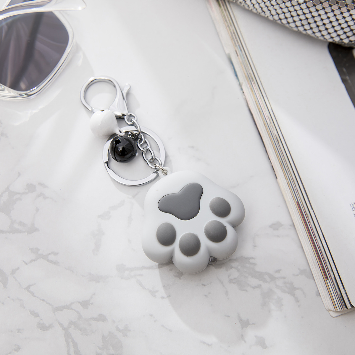 Gray+black and white bell