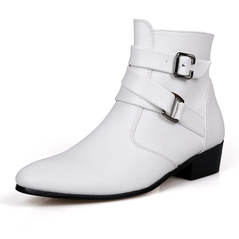 Botas de hombre más tamaño 45 46 tamaño al por mayor transfronterizo deseo AliExpress botas altas eBay Amazon cuero image 4