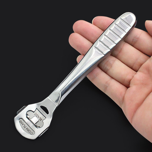 Cross-border stainless steel foot scraper, household dead skin peeling scraper, callus repairing foot rub, foot grinding stone, pedicure knife tool