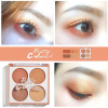 American -time new product four -color eye shadow plate Pumpkin sunset pearly matte multi -color cross -border dedicated