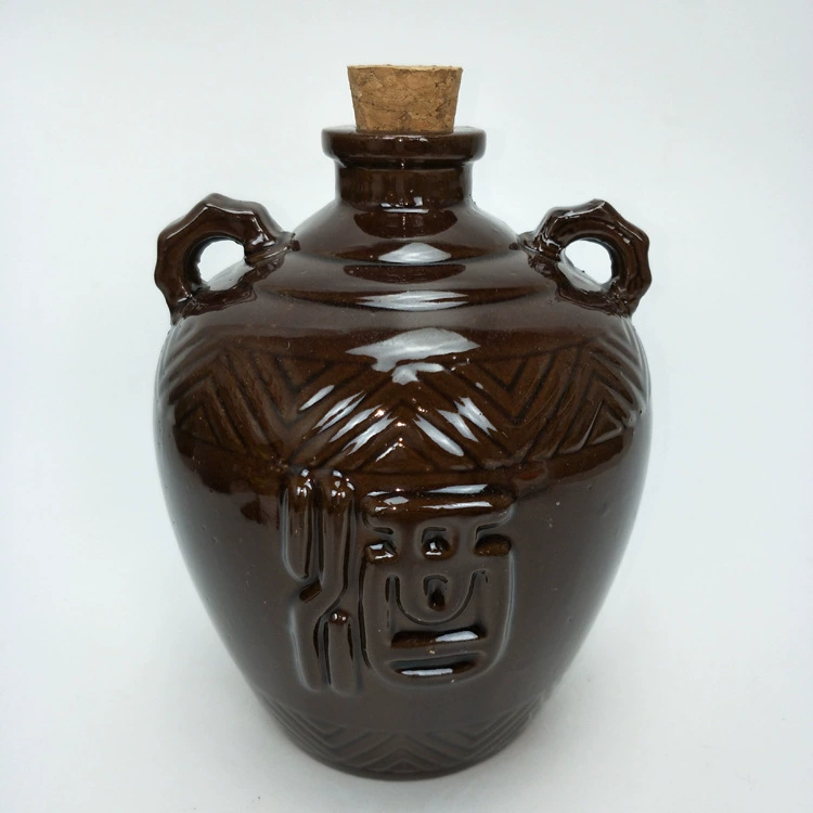 2 Цзинь 3 Цзинь Исин керамическая винная банка антикварная Бытовая запечатанная маленькая винная бутылка винный горшок винный набор с крышкой керамическая бутылка вина