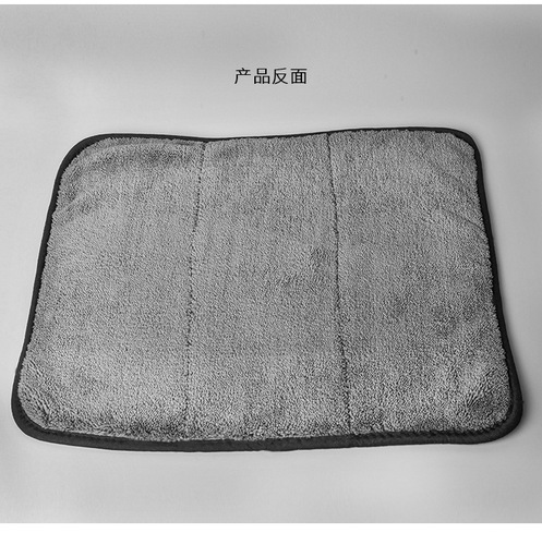 Thickened super absorbent coral velvet car towel 30*40 two-color double-sided coral velvet car cleaning car wash towel