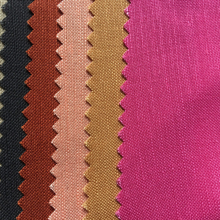 亚麻粘竹节面料 人棉亚麻布 亚麻人棉面料 春夏季面料垂感布 现货