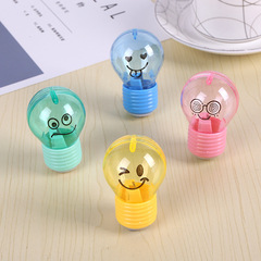 廠家直供卡通小燈泡造型卷筆刀創意削筆器筆刨小學生六一獎品禮品
