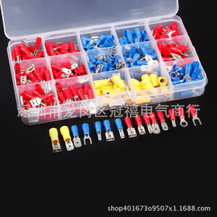 Factory Direct cross-border supply 280 boxed rubber insulated terminal combination terminal cold pressure