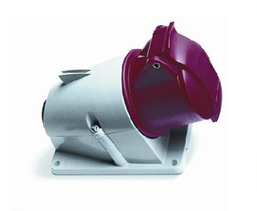 ABB工业连接器463RU6W；63A 346-415V 五极暗装直体工业插座 IP67