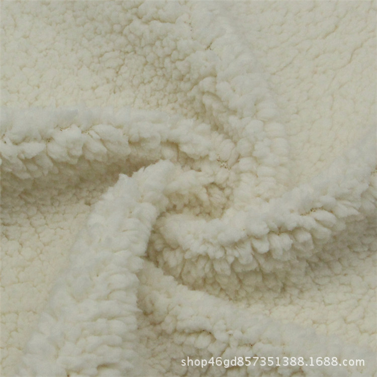 厂家直供舒棉绒 时尚保暖家居服面料 全涤复合舒棉绒染色抱枕面料