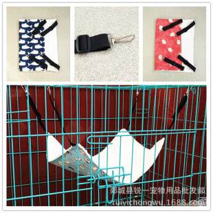Factory wholesale thickened velvet cage cat hammock breathable warm pet hanging basket cross-border pet supplies cat swing