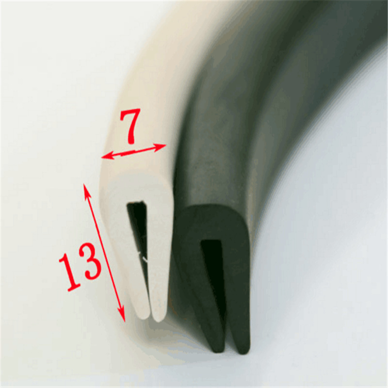 厂家供应黑色U型包边密封条 三元乙丙橡胶条 硅胶U型密封条耐高温