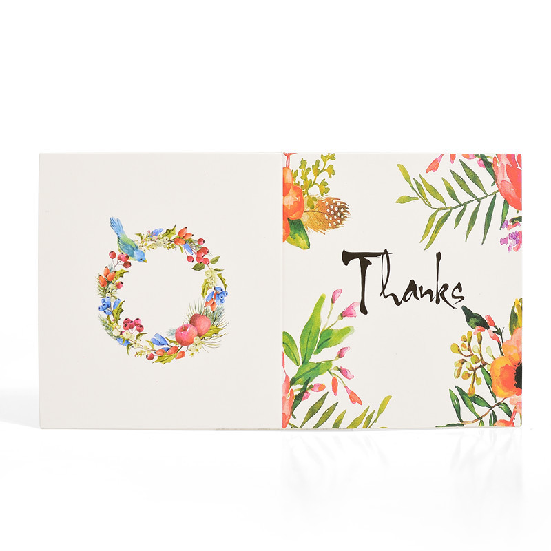 Tarjeta de felicitación mini creativa de dibujos animados lindo regalo de negocios tarjeta de felicitación bendición DIY tarjeta pequeña tarjeta de mensaje con sobre