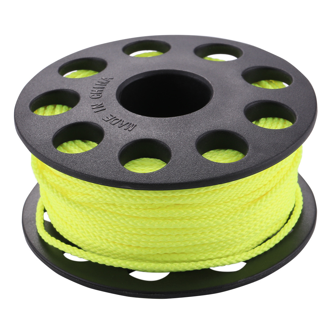 PULUZ Fat Cow 30 m línea de color brillante bobina de la rueda carrete de buceo elefante tirando de boya cuerda de liberación de la bobina de bloqueo