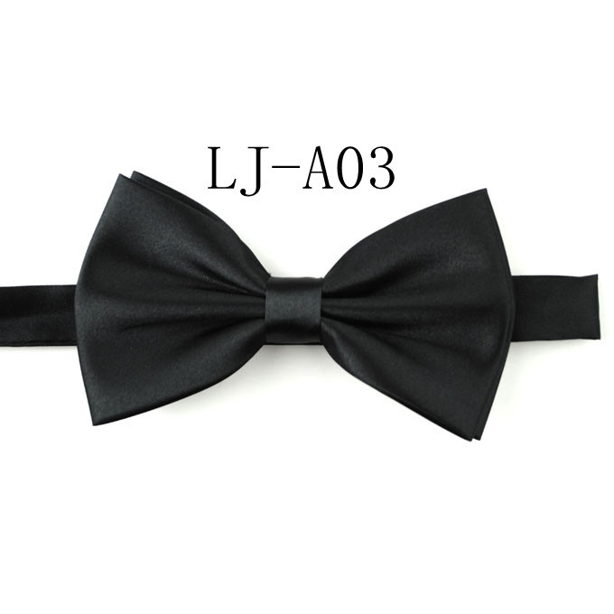순수한 검은 나비 넥타이 LJ--A03