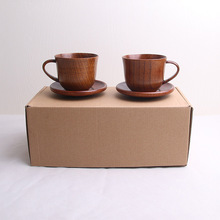 厂家热销木质茶道杯碟套装礼品盒装茶具套装杯子套装可制定logo