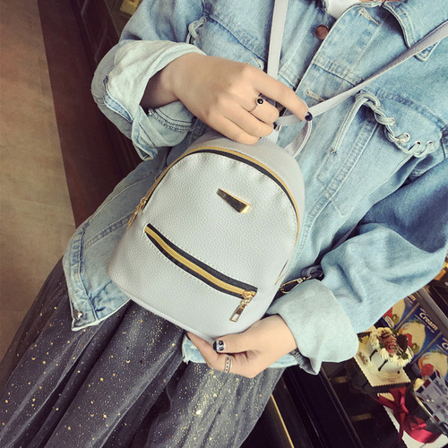Women's Double Shoulder Bag Trendy  New Arrival Korean Style Versatile Women's Small Bag Two-in-One Casual Mini Backpack