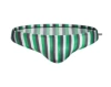 13 White -green dark gray strips