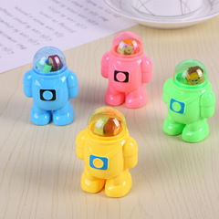 Cartoon astronaut shape pencil sharpener student model creative with eraser astronaut pencil sharpener pencil sharpener wholesale