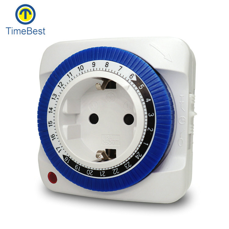 时佳定时器机械式充热水器路灯自动断电源家用智能计时开关插座